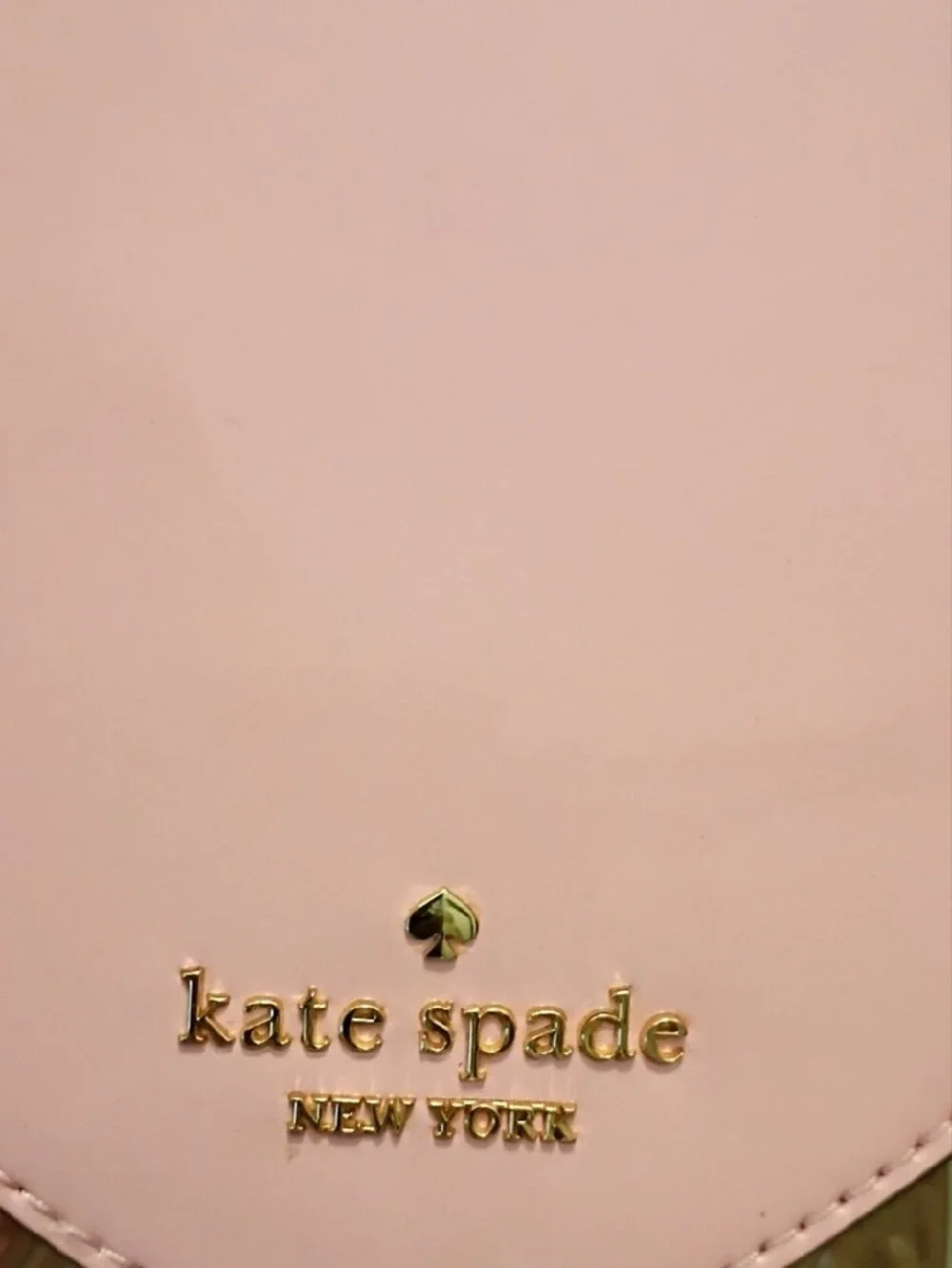 kate spade Pink Heart Wristlet with Pearl Strap